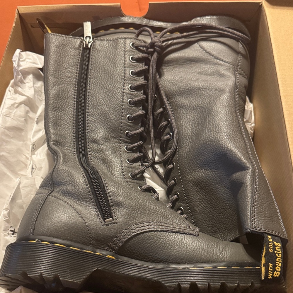 Dr. Martens Grey Boots